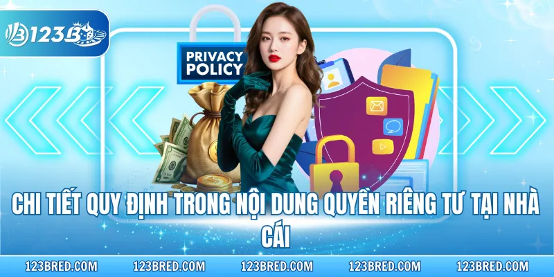 Quyền Riêng Tư 123B - Chính Sách Bảo Vệ Thành Viên 2 Chi tiết quy định trong nội dung quyền riêng tư tại nhà cái